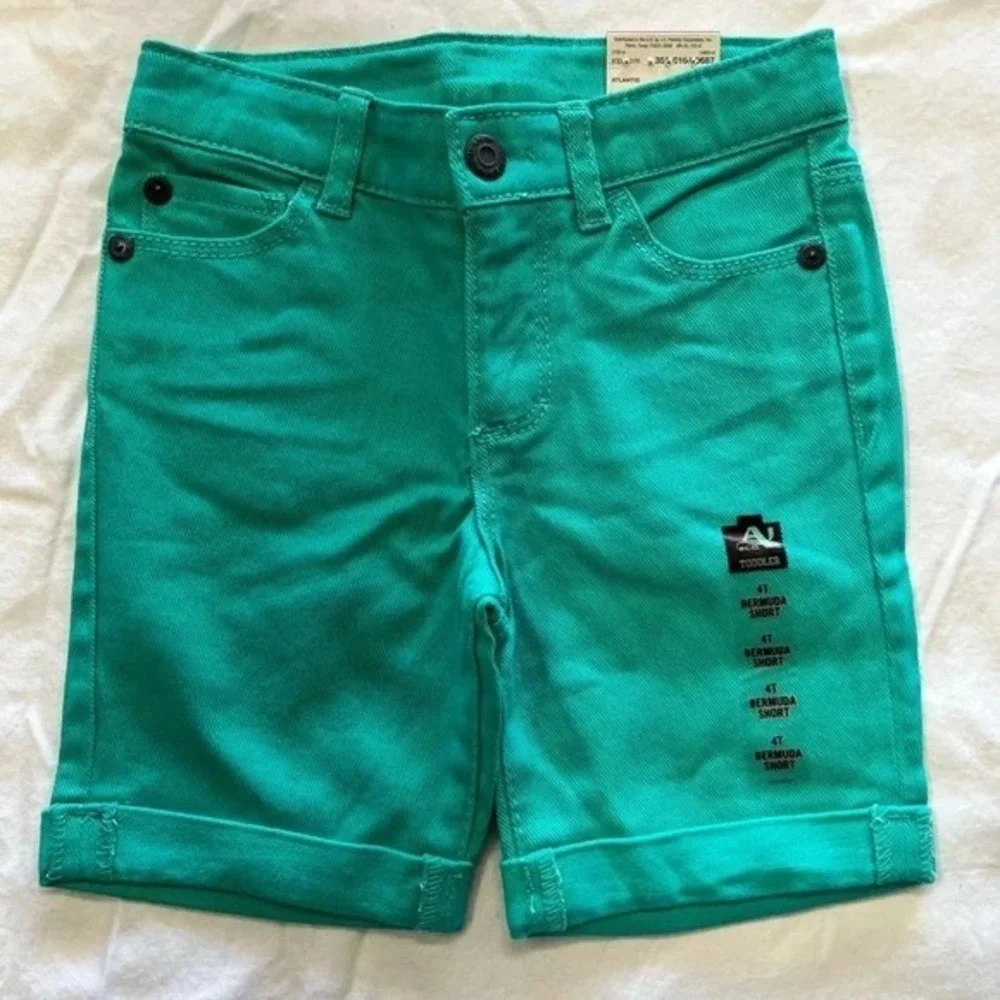 Arizona jeans green burmuda kids jeans shorts‎ 4T